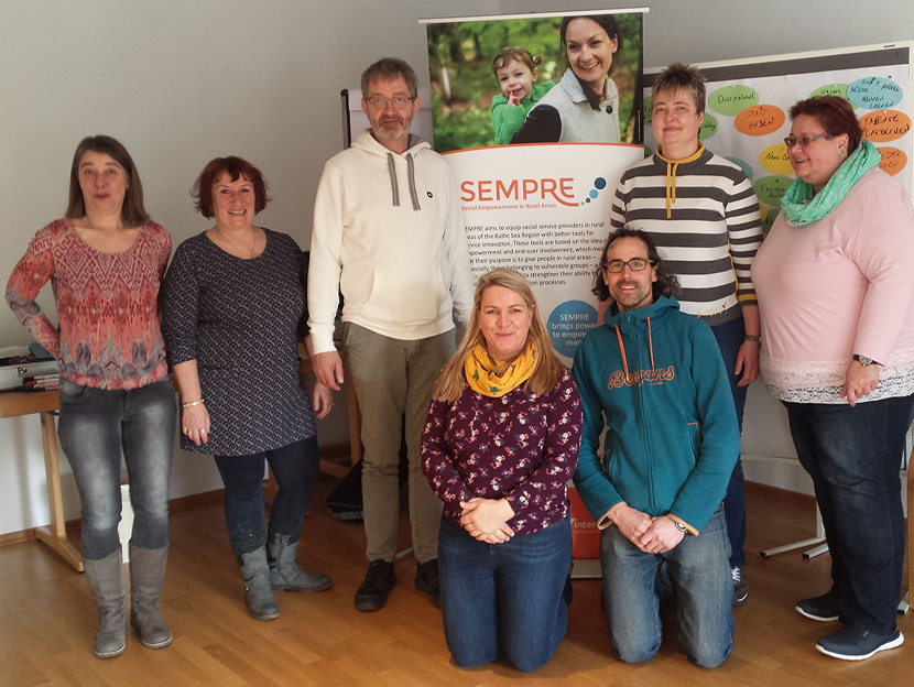 AT Weekend - Enjoying teambuilding exercises at the Christian-Jensen-Kolleg in Breklum 